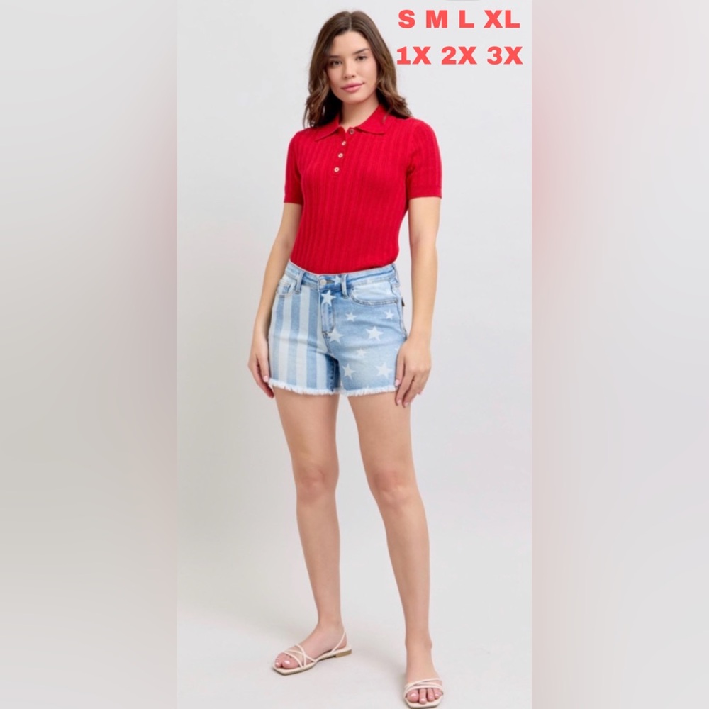 🇺🇸Stars & Stripes Denim Shorts🇺🇸